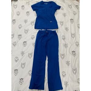 Greys Anatomy Royal Blue Scrub Set